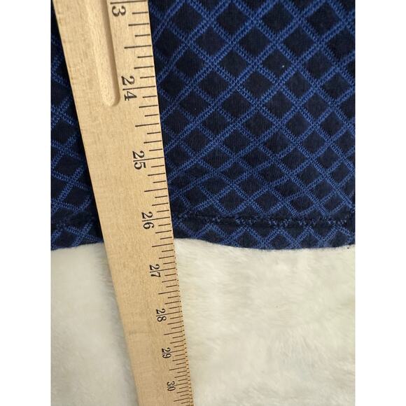 T by Talbots Blue Print Zip Jacket XL Activewear Casual - Picture 6 of 7